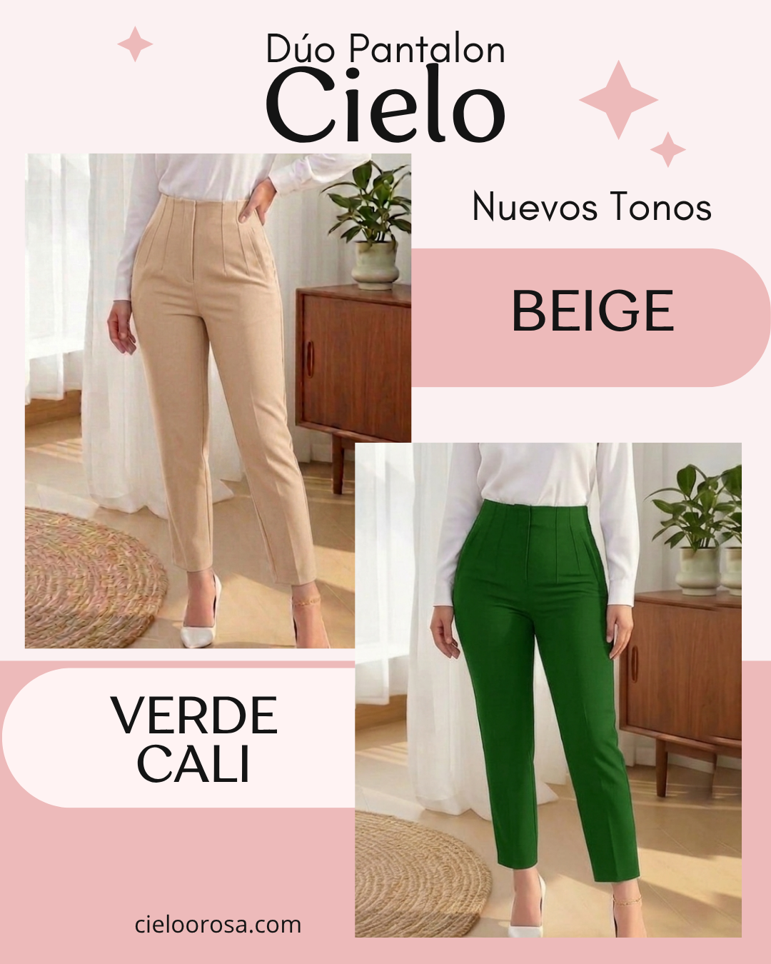 PANTALON CIELO NUEVOS TONOS