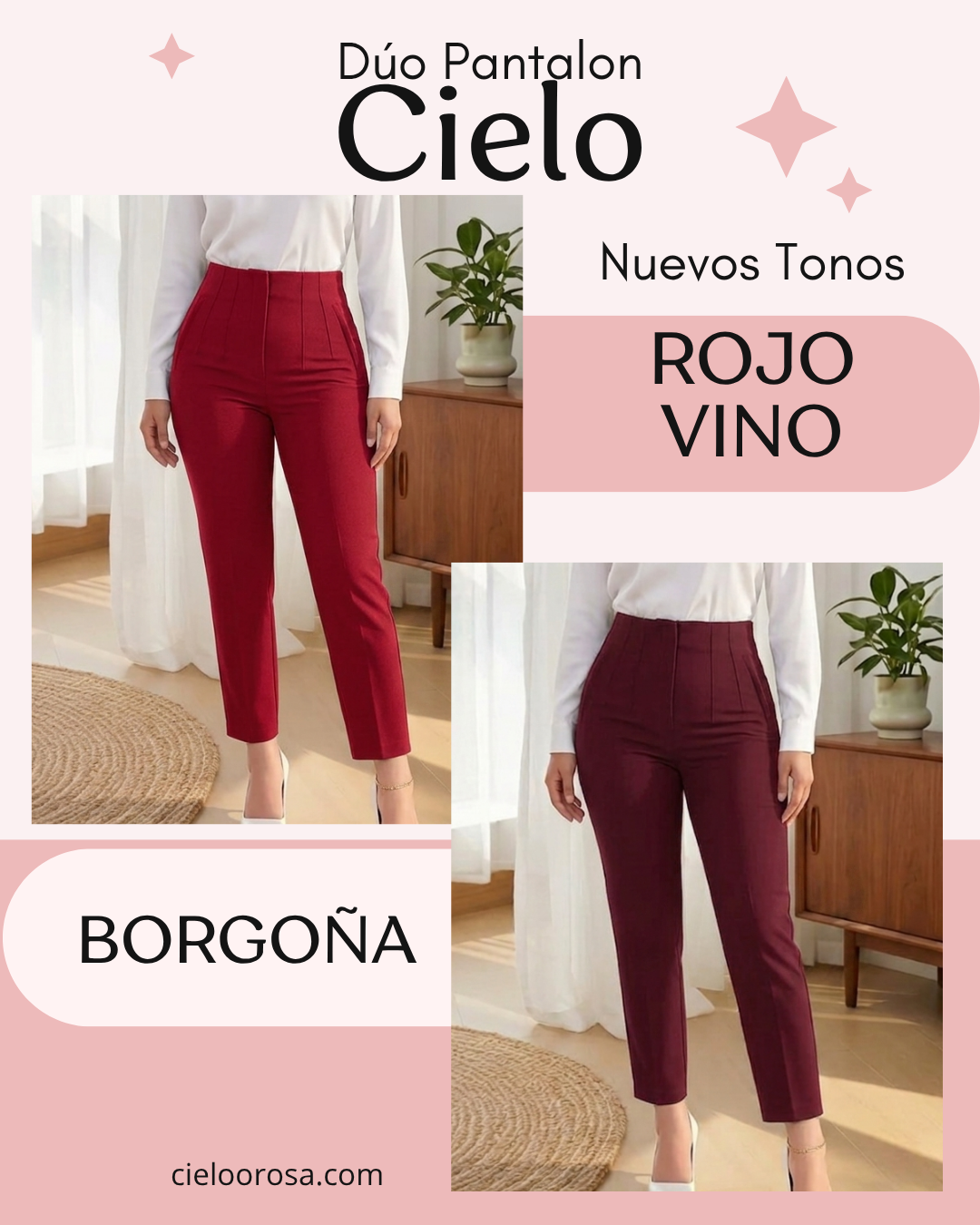 PANTALON CIELO NUEVOS TONOS